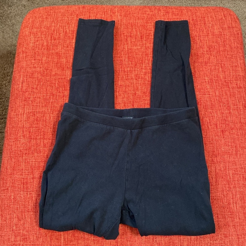 Y2K Charlotte Ronson Black Cotton Leggings Pants